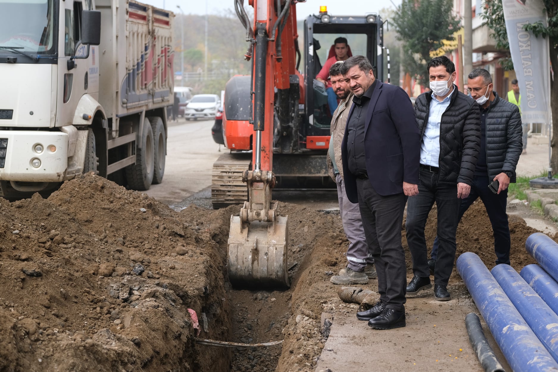 Giresun’da  Pazar Caddesi Yenileniyor