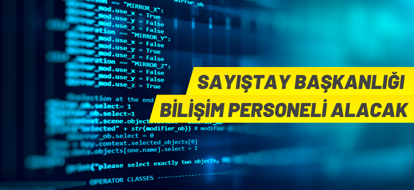 T.C. Sayıştay Başkanlığı sözleşmeli personel alacak