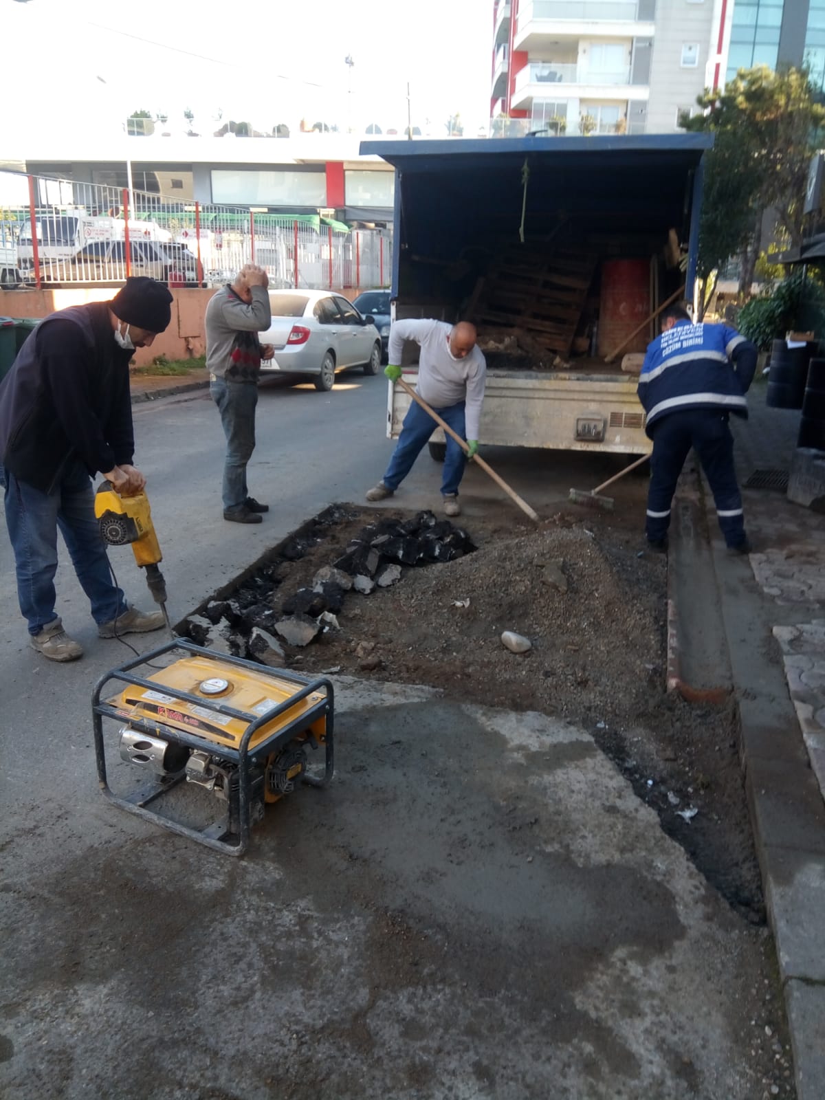 Giresun Belediyesi Onarım Çalışmalarını Sürdürüyor