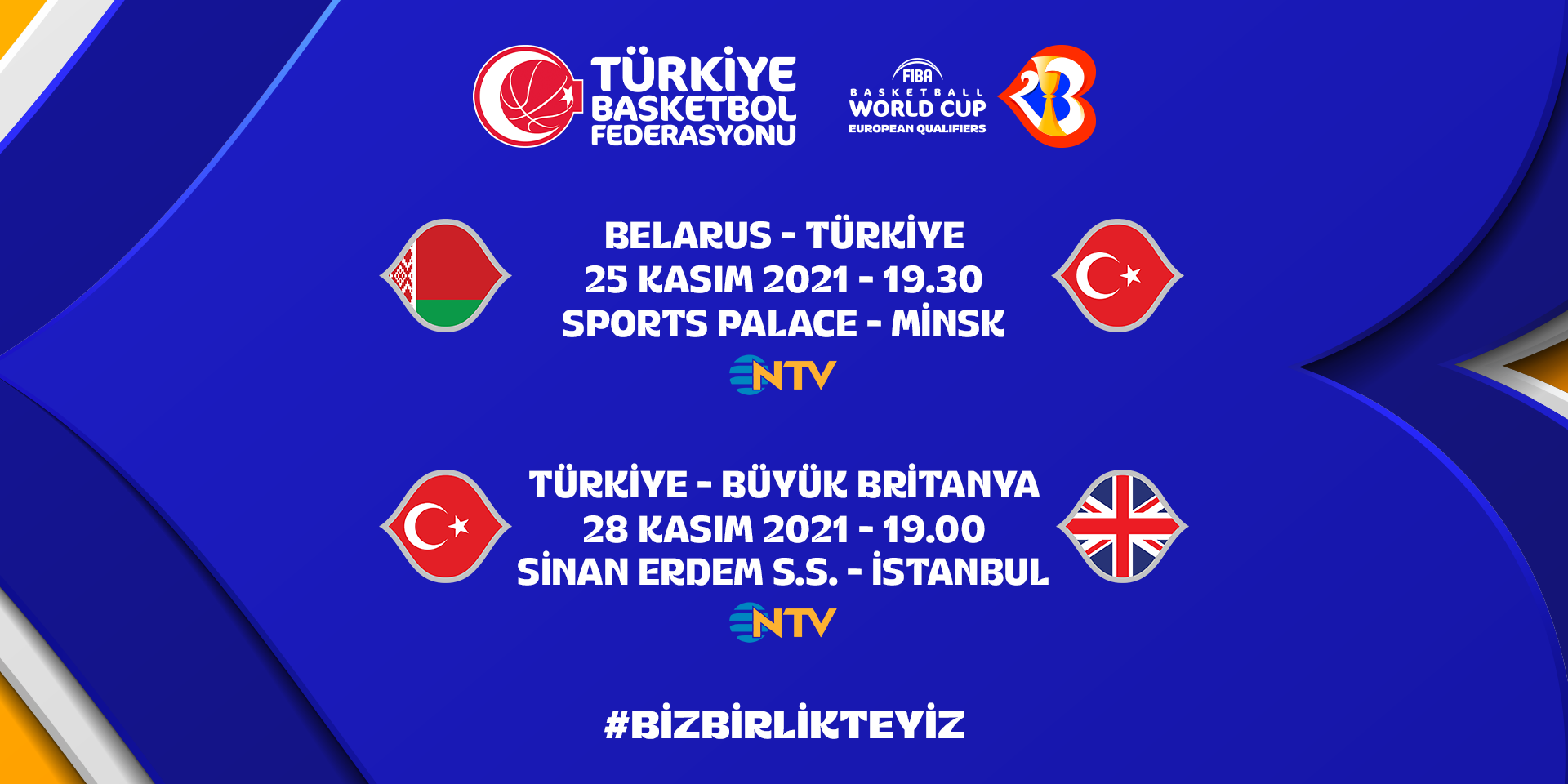 Basketbol A Erkek Milli Takımı FIBA 2023 Dünya Kupası Elemeleri İçin Sahada