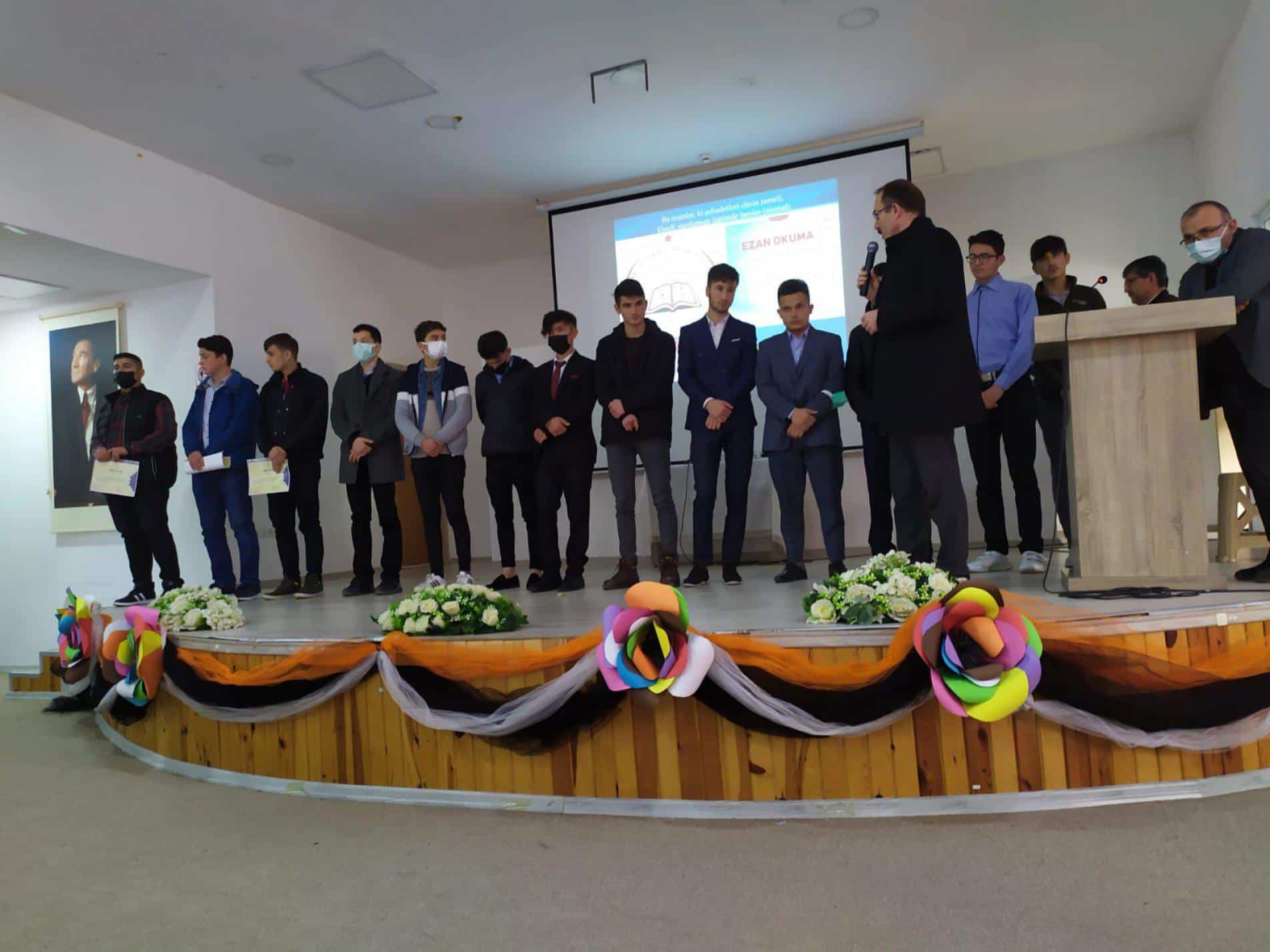 Genç Bilaller ezan okuma yarışması finalleri Bulancak’ta yapıldı