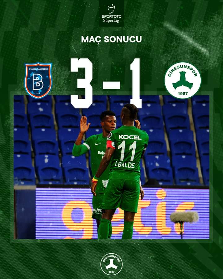 Başakşehir 3:1 Giresunspor