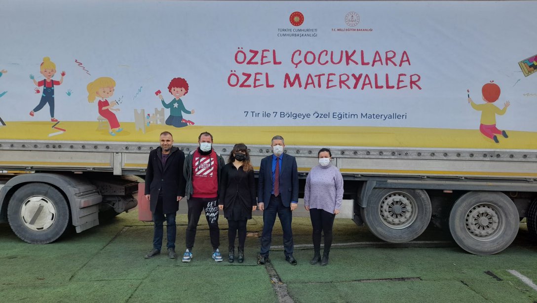 Özel Çocuklara Özel Materyaller Tırı İlimize Ulaştı