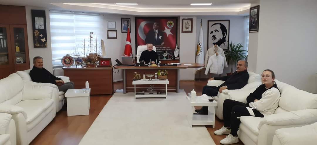 Rektör Yılmaz Can ve AKP Gençlik Kollarından Başkan Emür’e Ziyaret