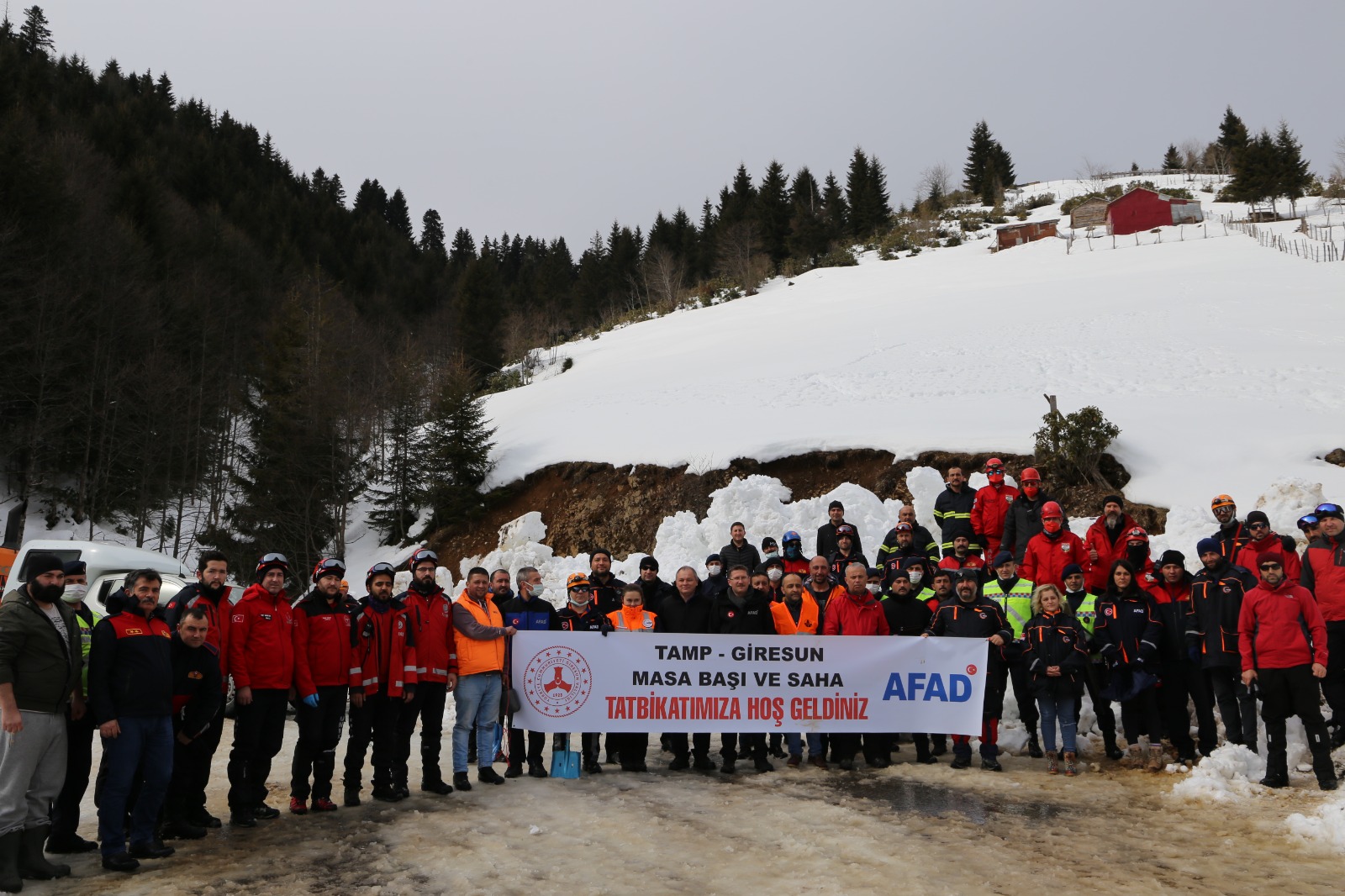 Giresun Kulakkaya Yaylası’nda Çığ Tatbikatı Yapıldı