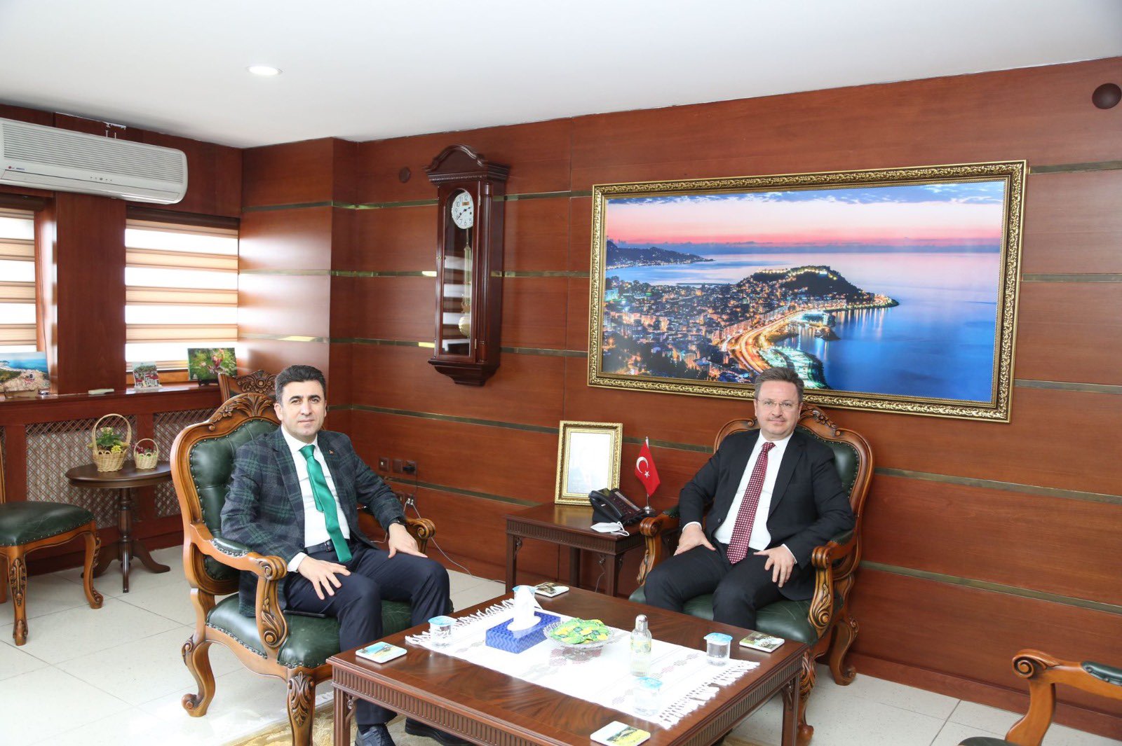 Vali Ünlü, NVİ Genel Müdürü Aygöl İle İncelemelerde Bulundu