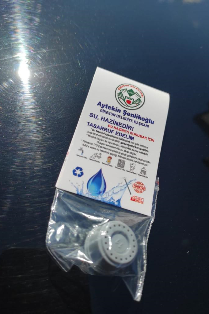 Giresun Belediyesi 5 Bin Adet Ücretsiz Su Tasarruf Aparatı Dağıttı