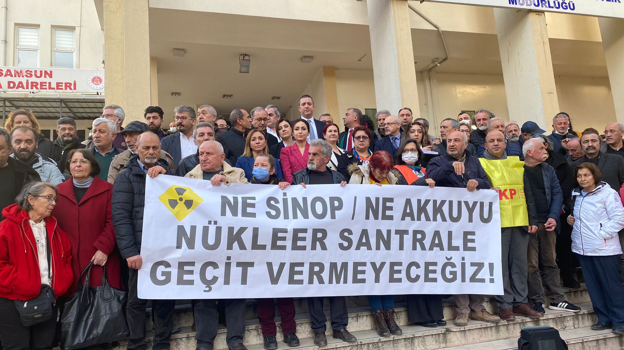 Giresun Barosu “Sinop’a Nükleer Santral Kurulmasın” Duruşmasına Katıldı
