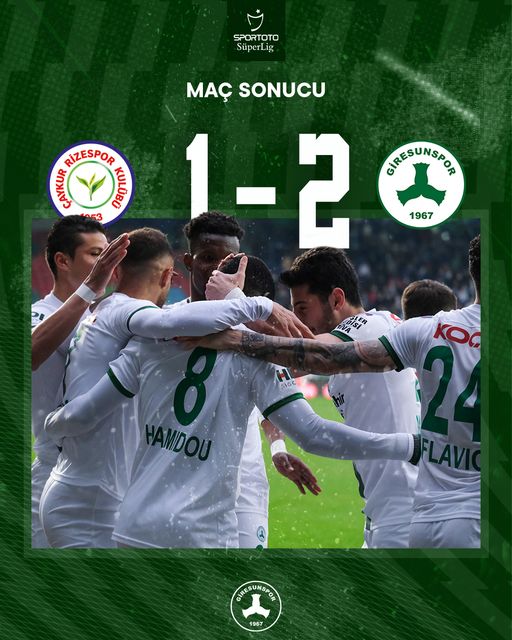 Karadeniz Derbisinde 3 Puan Giresunspor’un