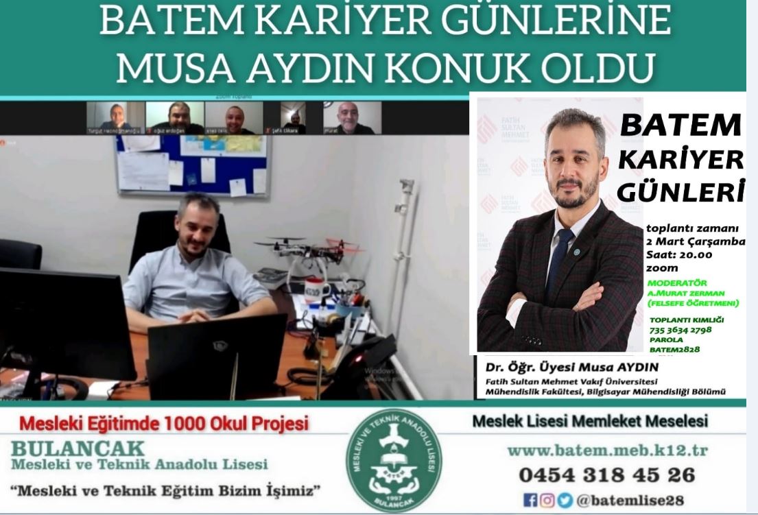 BATEM Kariyer Günlerinin Konuğu Musa Aydın Oldu