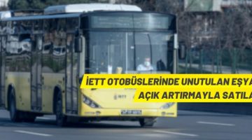 İETT otobüslerinde unutulan eşyalar açık artırmayla satılacak