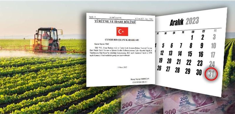 Tarımsal Üretimde Düşük Faizli Kredinin Süresi Uzatıldı