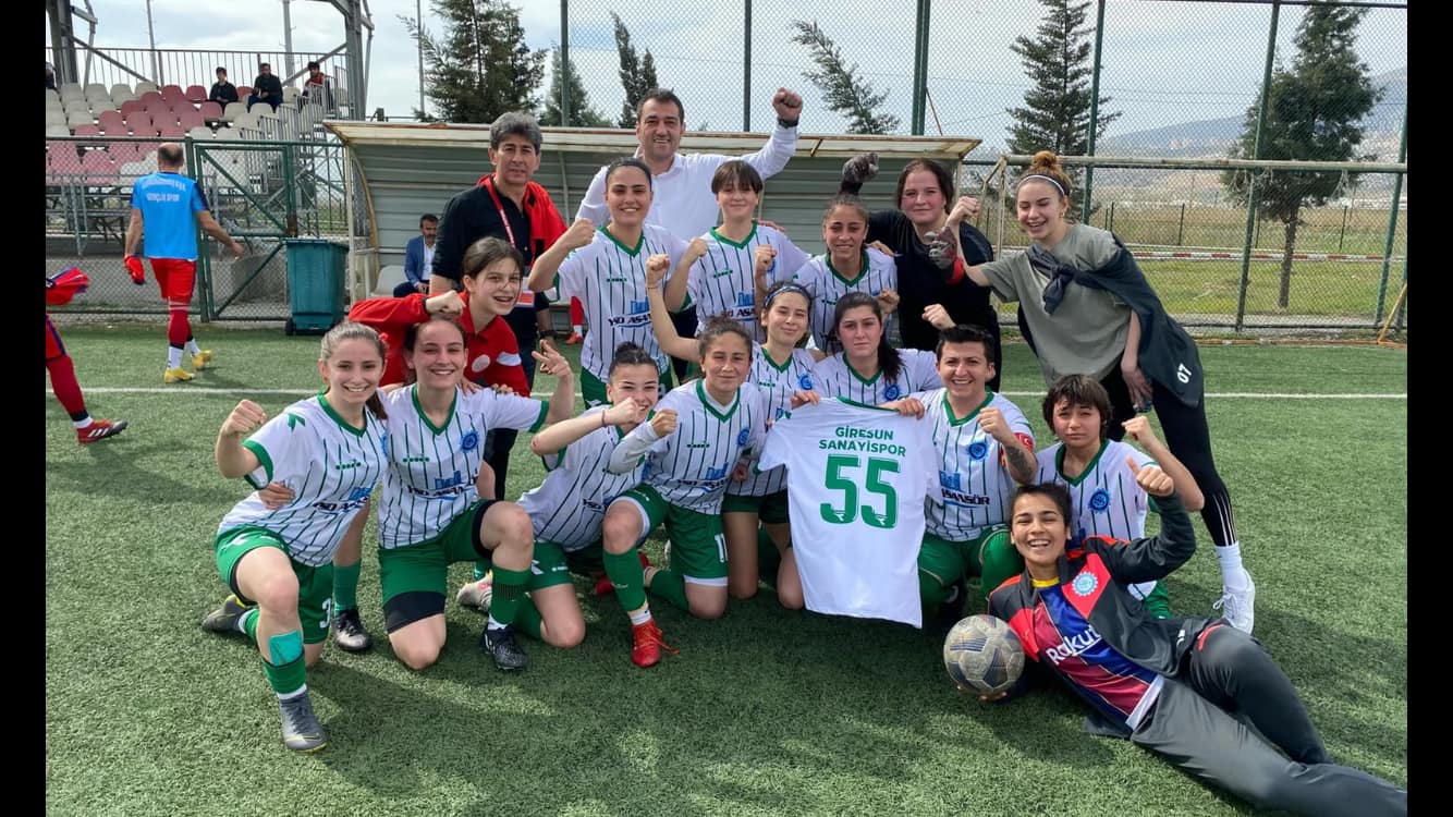 Giresun Sanayispor Kadın Futbol Takımı Deplasmandan Galibiyetle Dönüyor