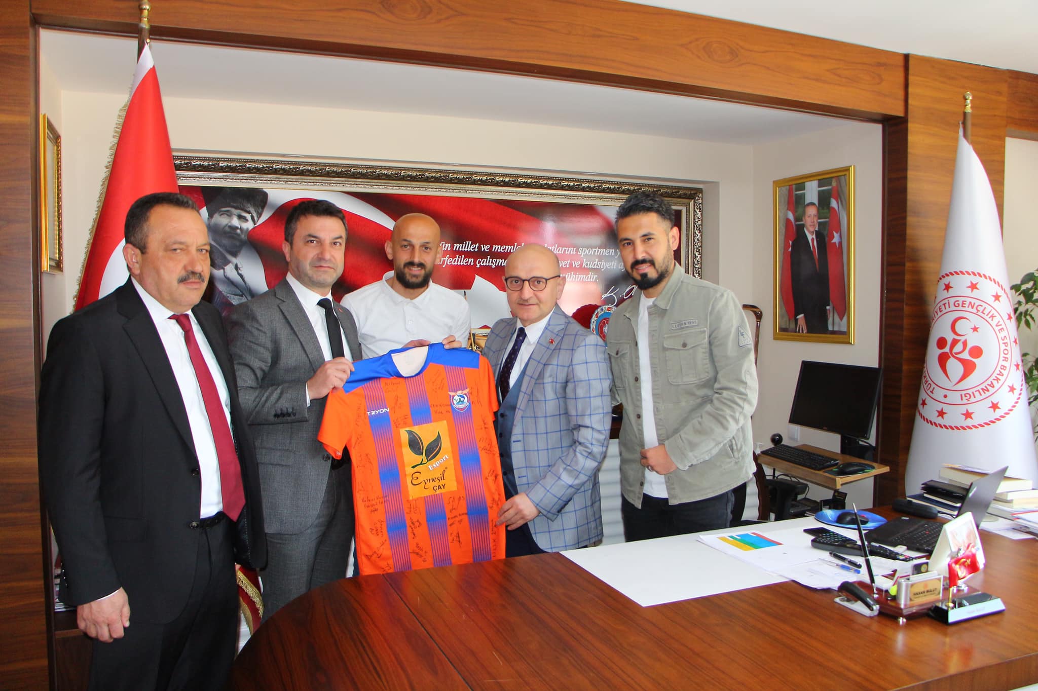 Şampiyon Eynesil Belediyespor’ dan Ziyaret