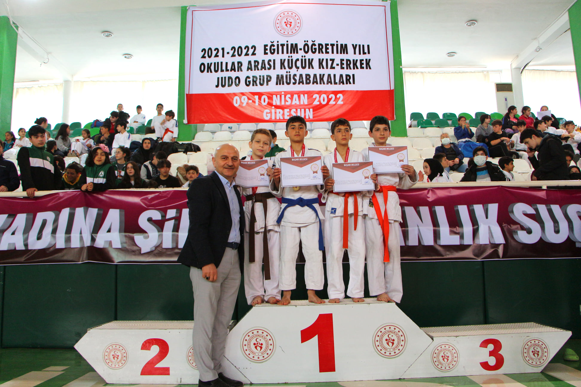 Giresun’da Okul Sporları Judo Müsabakaları Düzenlendi
