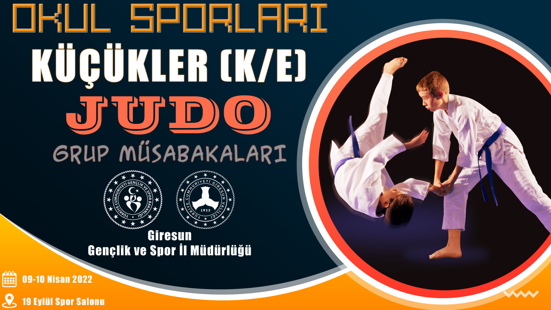 Okul Sporları Judo Küçük (K-E) Grup Müsabakaları Giresun’da