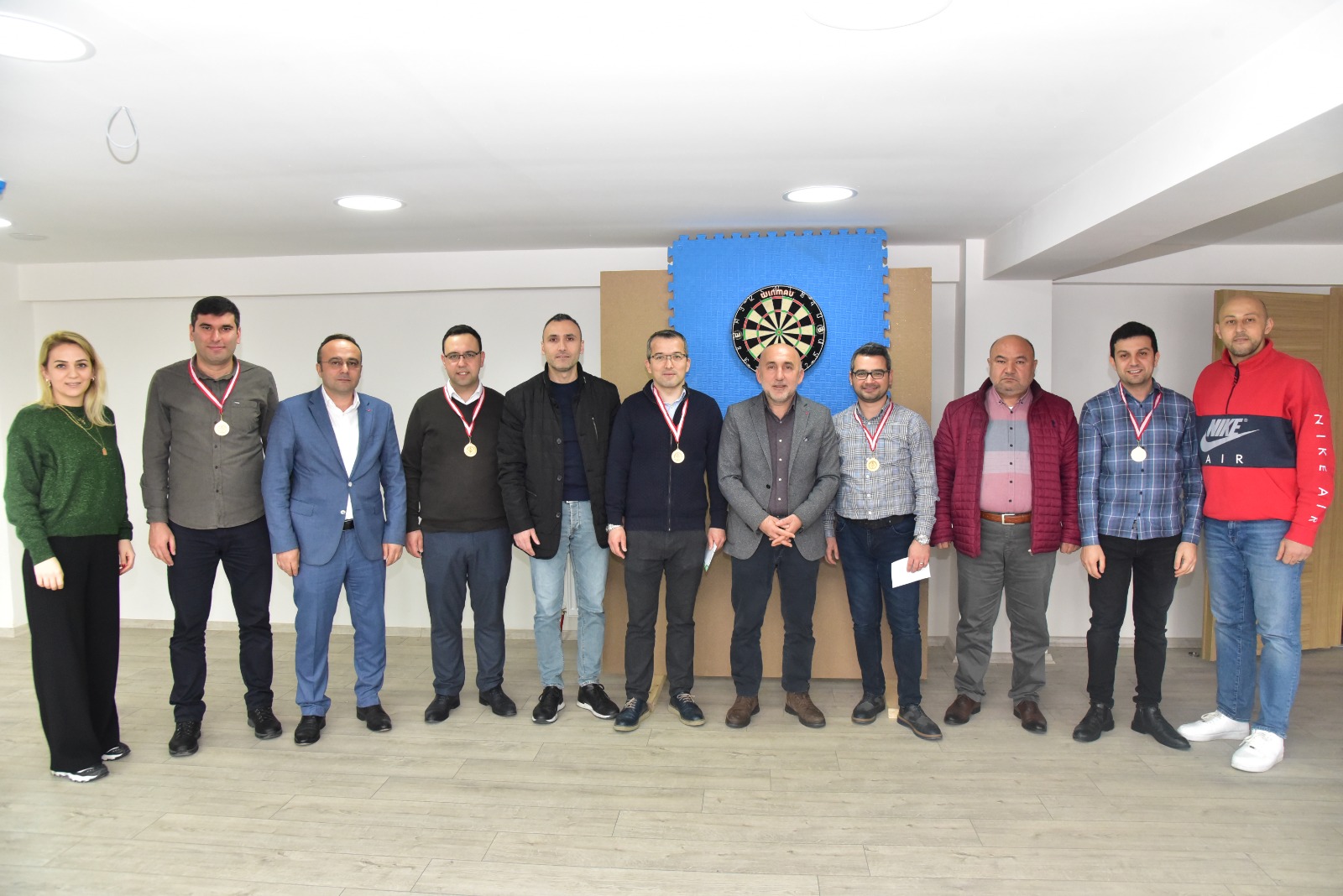 Giresun Belediyesi Kurum İçi Dart Turnuvası Heyecanlı Maçlara Sahne Oldu