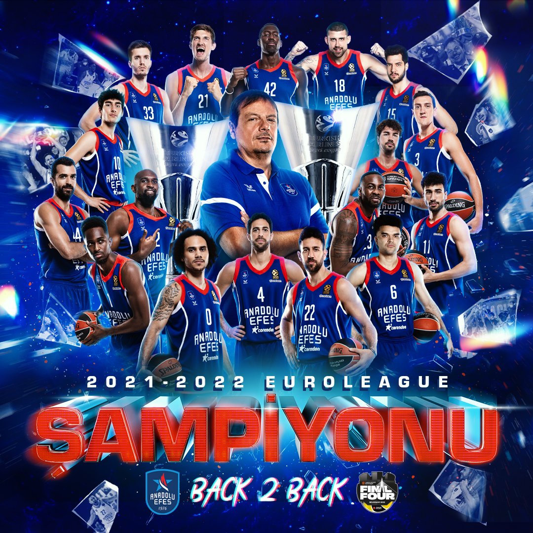 Anadolu Efes Avrupa Şampiyonu