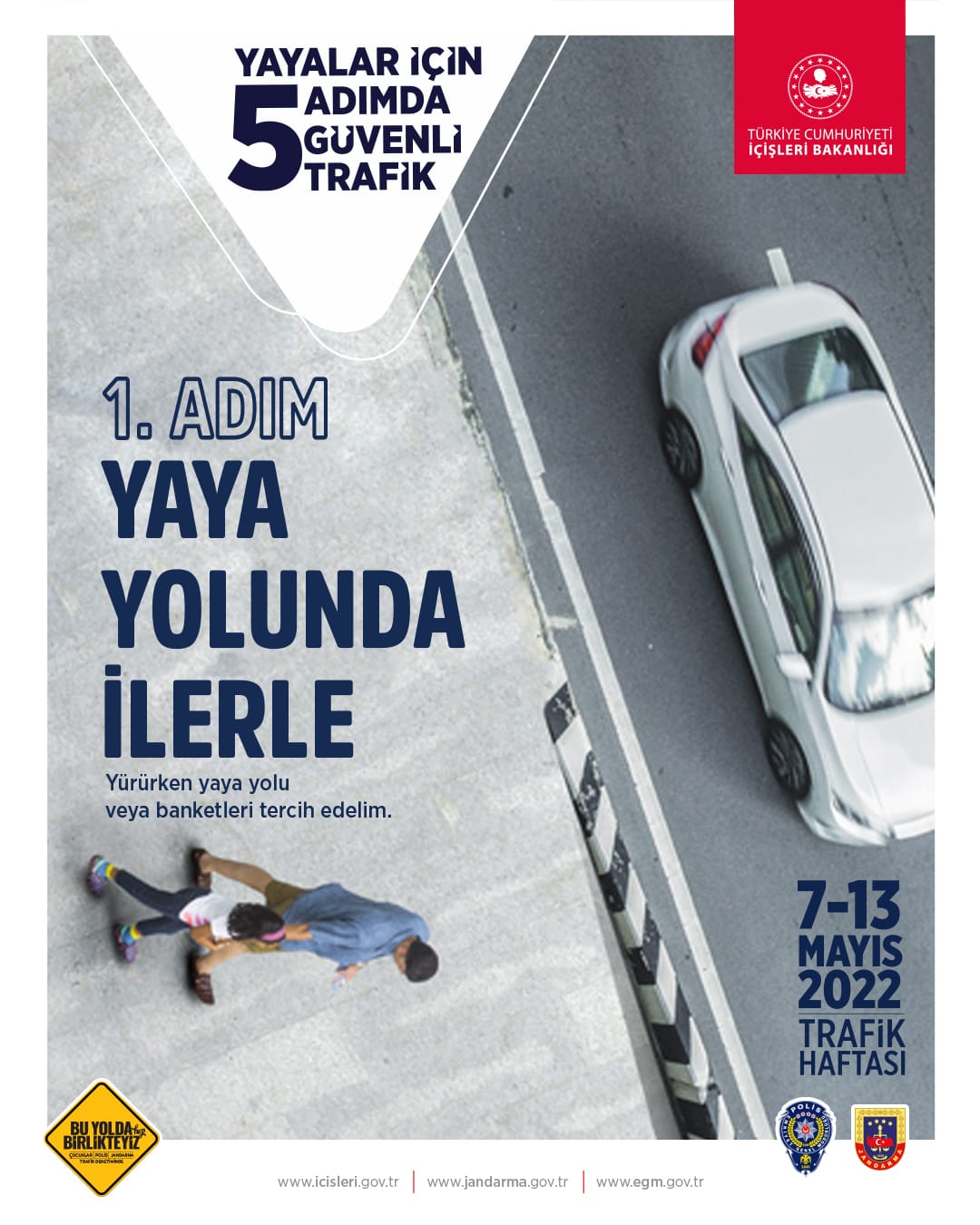 Trafik Haftası Dolayısıyla 81 İl Valiliğine Genelge Gönderildi