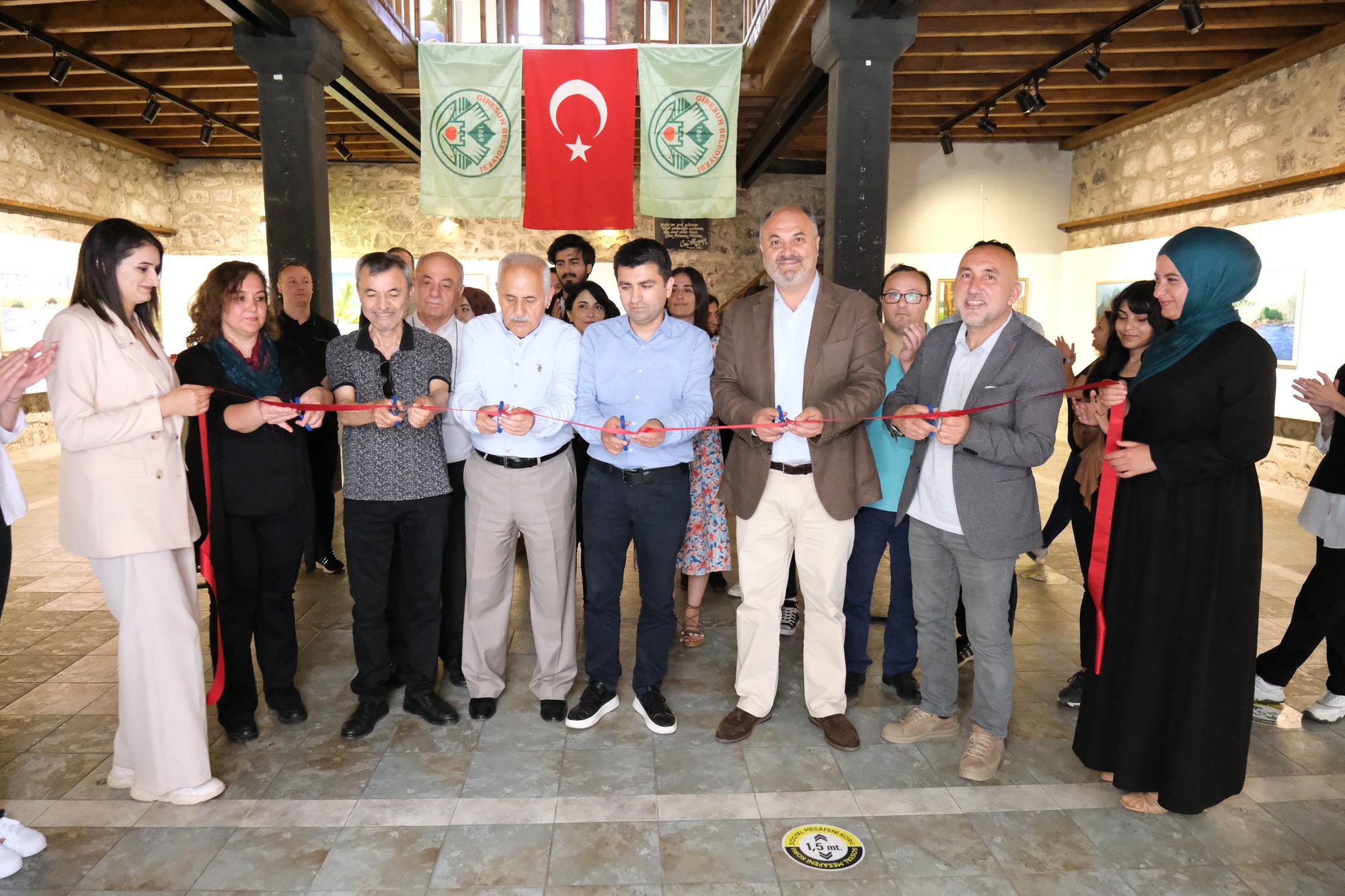 Giresun’da Resim Sergisi Beğeni Kazandı