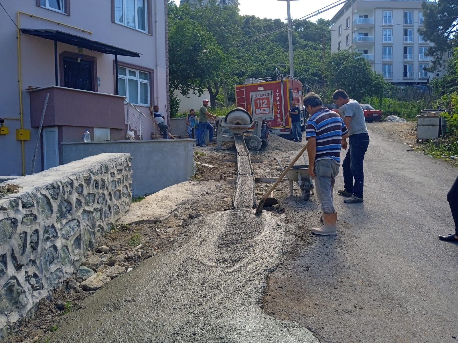 Keşap’ta Çalışmalar Devam Ediyor