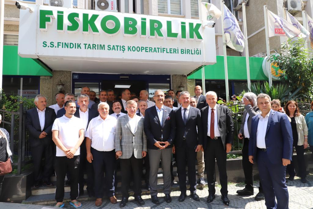 Gelecek Partisi Genel Başkanı Ahmet Davutoğlu’ndan FİSKOBİRLİK’e Ziyaret