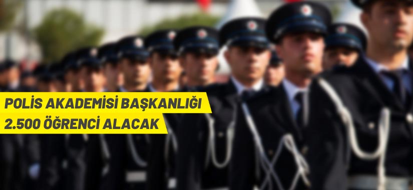 2.500 Polis Memuru Alınacak