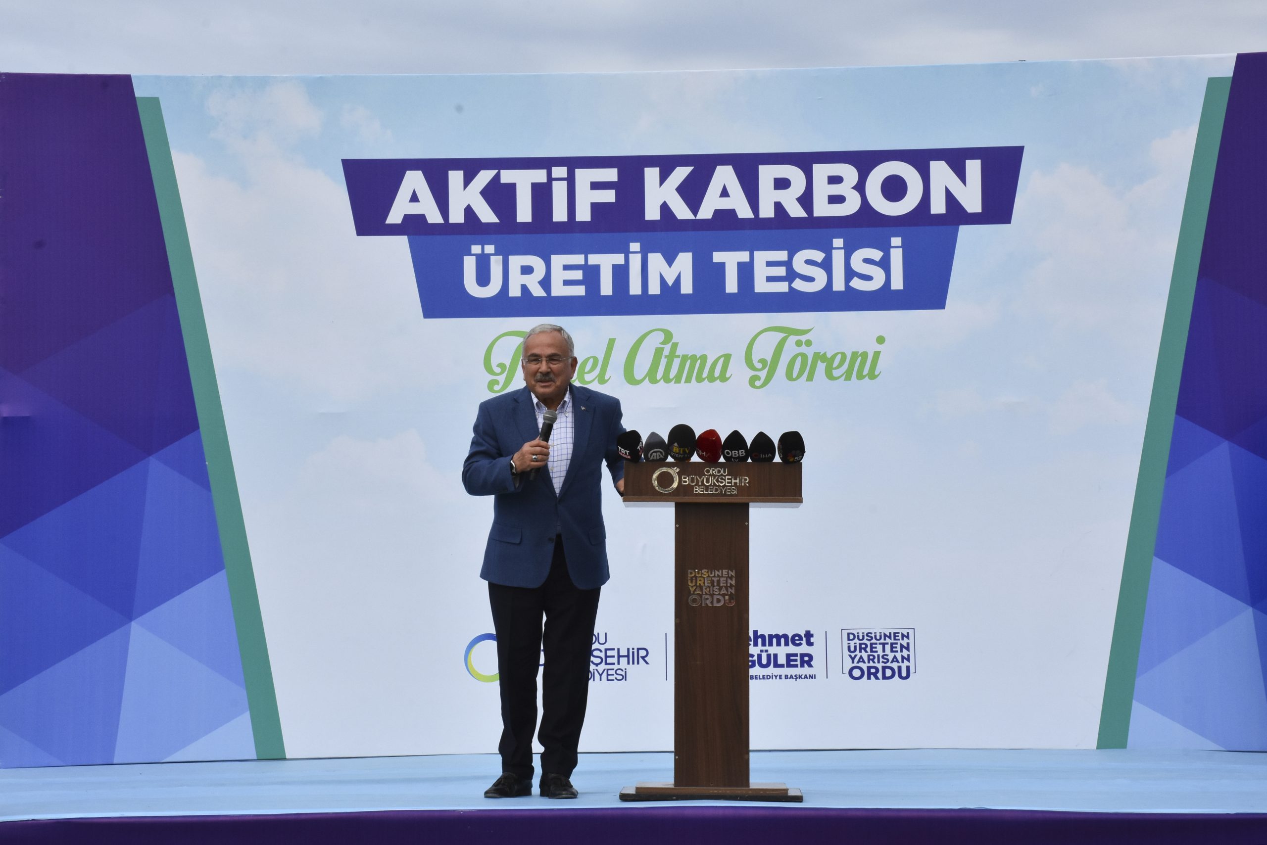 Ordu’da Fındık Kabuğundan Üretilecek Aktif Karbon Tesisinin Temeli Atıldı