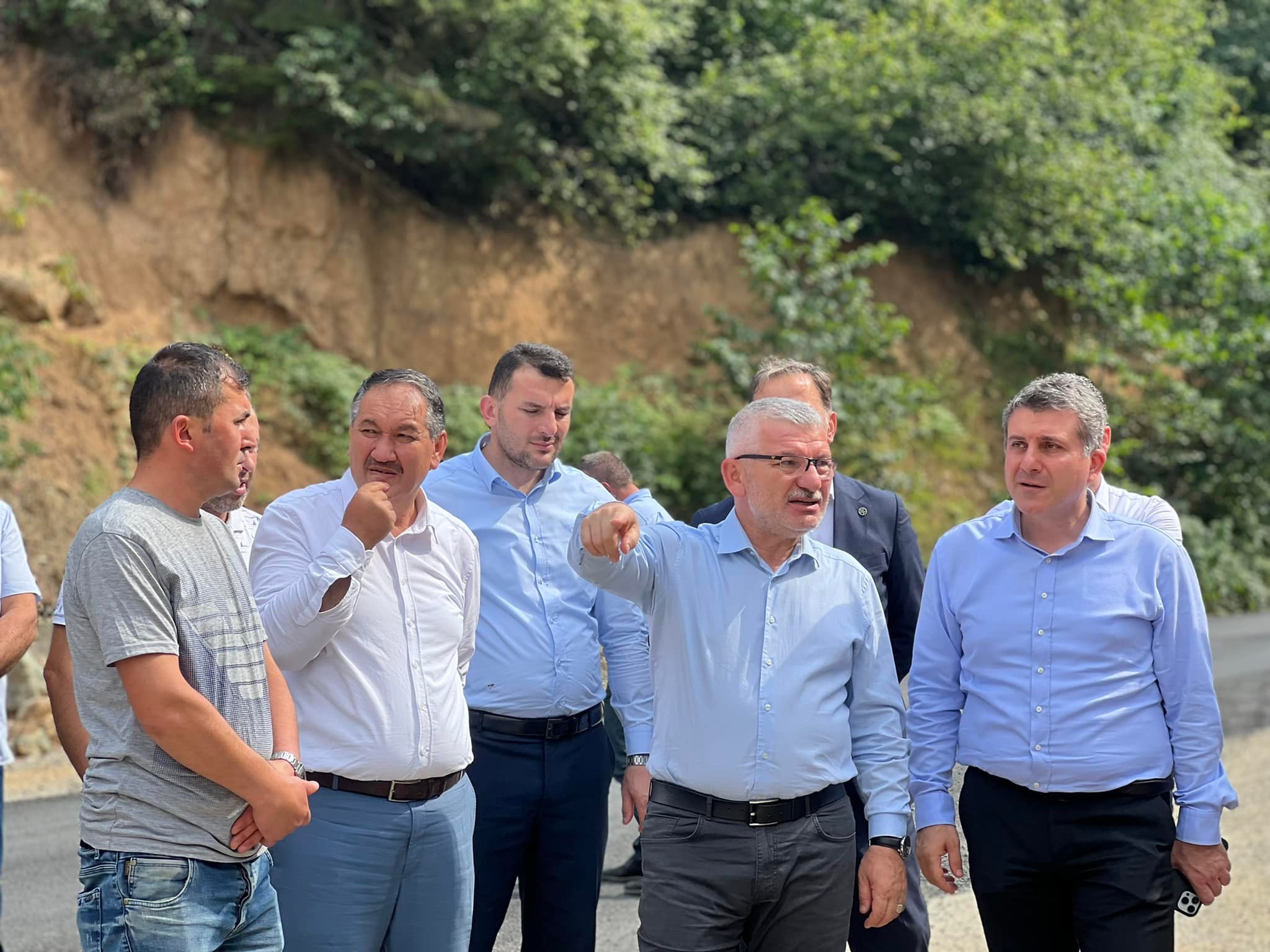 Milletvekili Kadir Aydın, Kovanlık – Aydındere yolunda incelemelerde bulundu