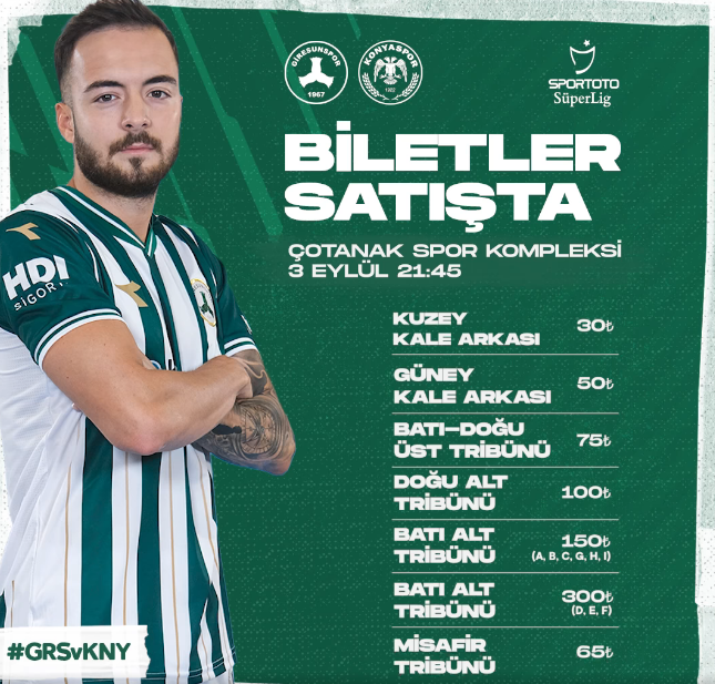 A. Konyaspor Maçının Biletleri Satışta