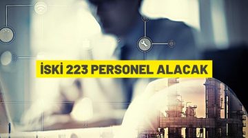 İSKİ 223 Sözleşmeli Personel alacak