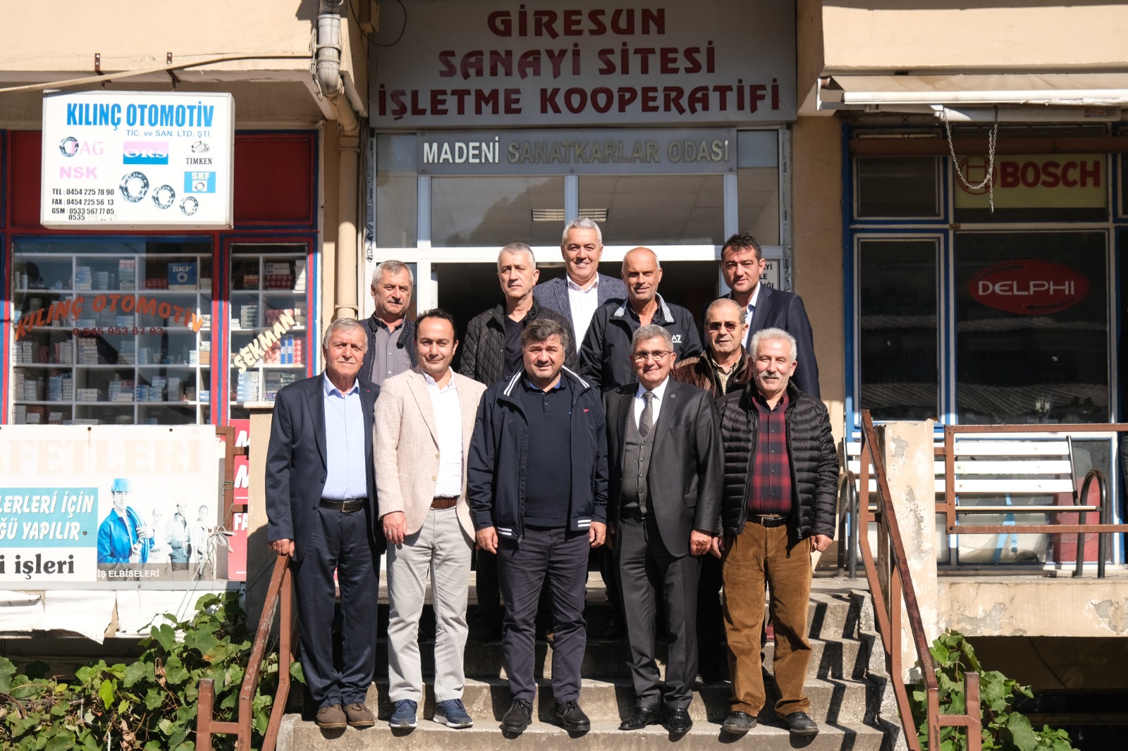 Şenlikoğlu Sanayi Sitesi İşletme Kooperatifini Ziyaret Ederek Talepleri Dinledi
