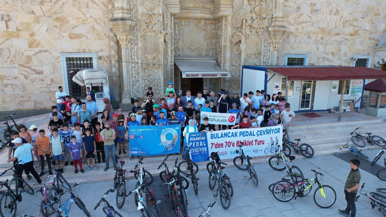 Bulancak’ta 7’den 70’e 150 Bisikletli Pedal Çevirdi