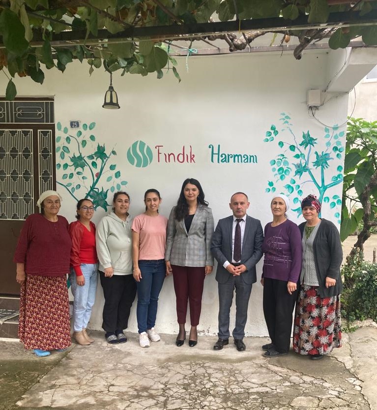 Kaymakam Yerlikaya’dan Fındık Harmanı’na Ziyaret