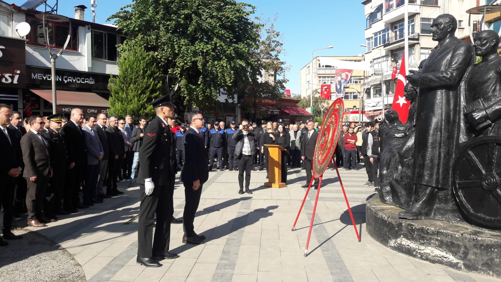 Bulancak’ta 29 Ekim Cumhuriyet Bayramı Çelenk Sunma Töreni Yapıldı