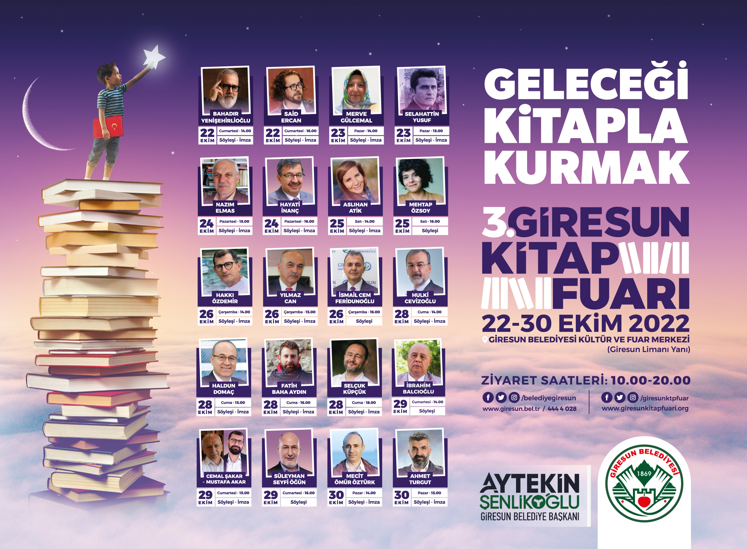 3. GİRESUN KİTAP FUARI BAŞLIYOR
