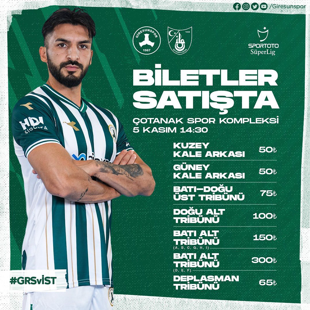 İstanbulspor Maçının Biletleri Satışta!