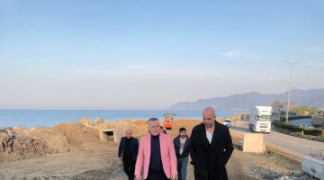 Başkan Emür Batı Çıkışı Köprülü Kavşak projesini inceledi