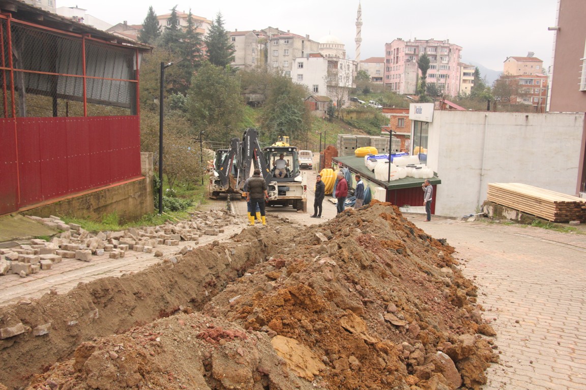 Güce’de Doğal Gaz Çalışmaları Başladı