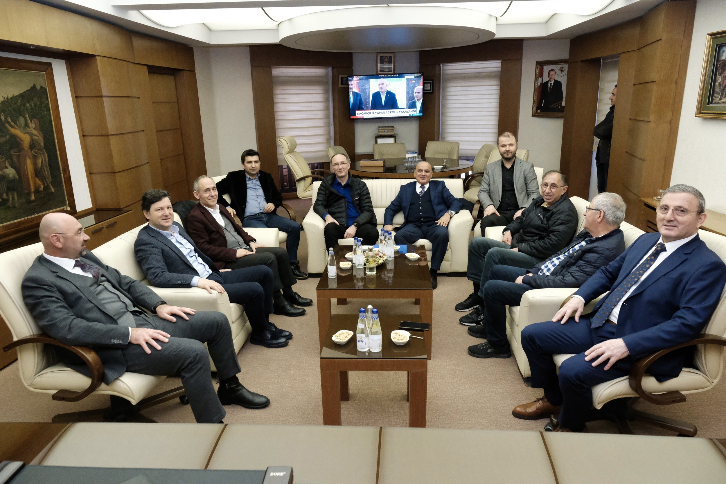 TSO Başkanı Çakırmelikoğlu ve Ekibinden Şenlikoğlu’na Ziyaret