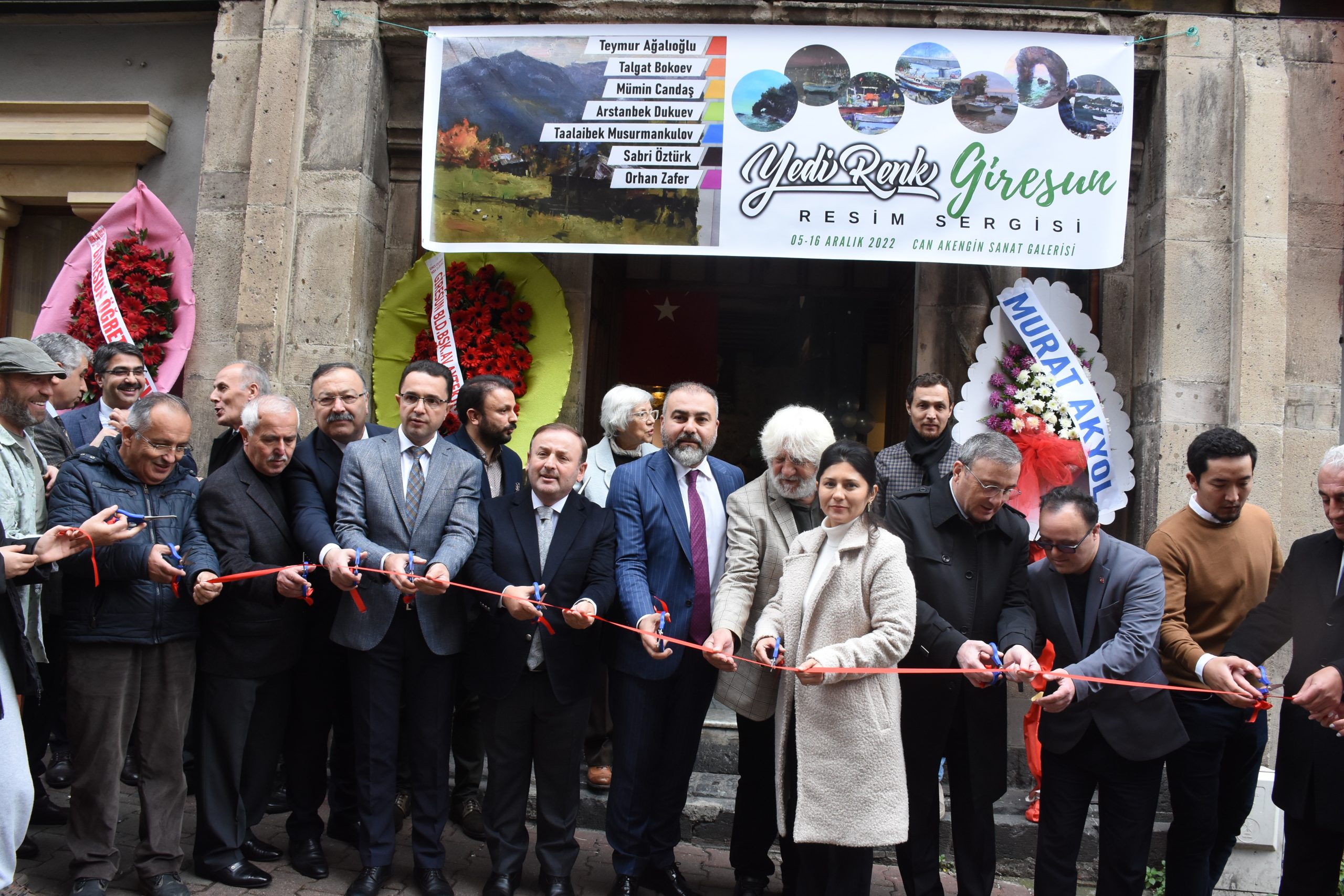 Giresun’da “Yedi Renk Giresun” resim sergisi açıldı