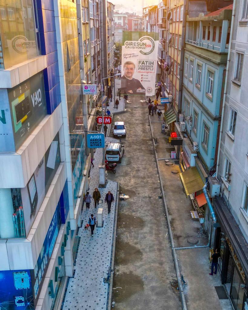 “Giresun Prestij Caddeleri İle Güzelleşiyor”