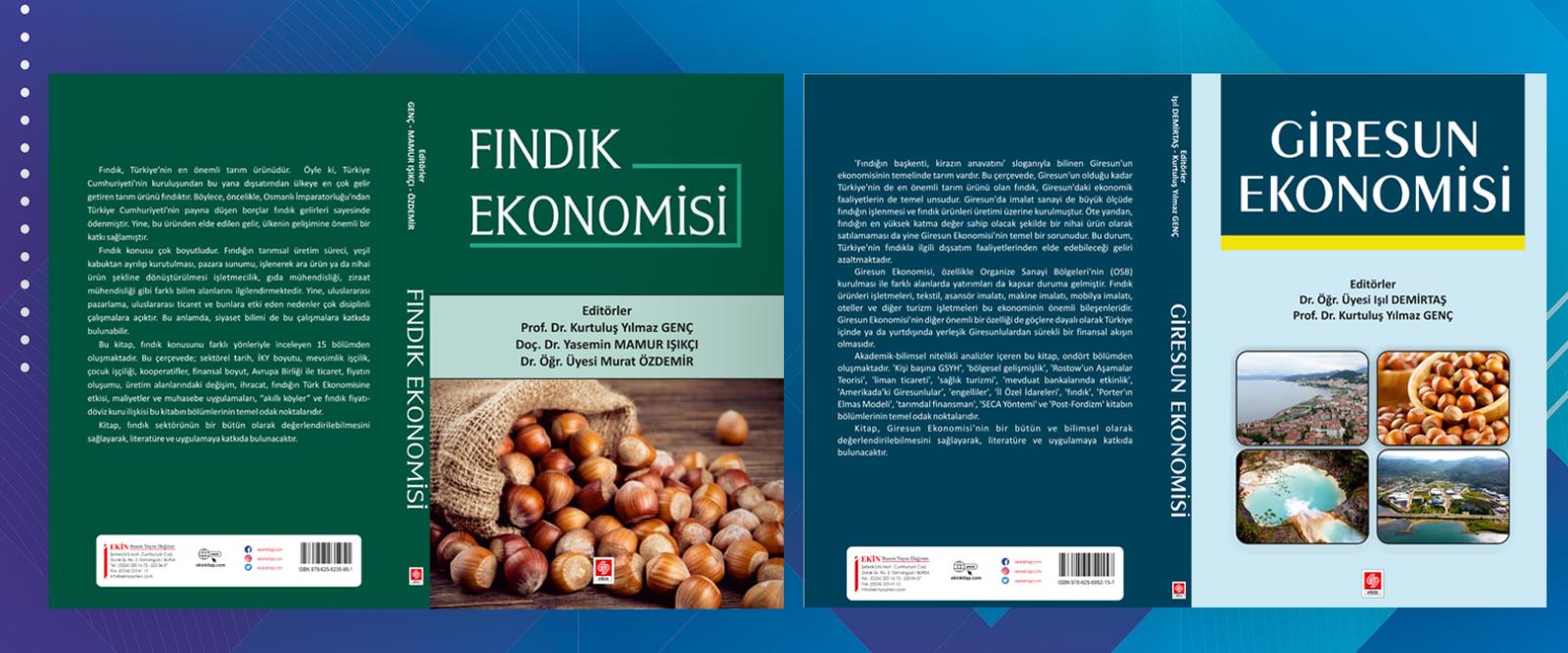İktisadi ve Bilimler Fakültesi’nden İki Yeni Kitap