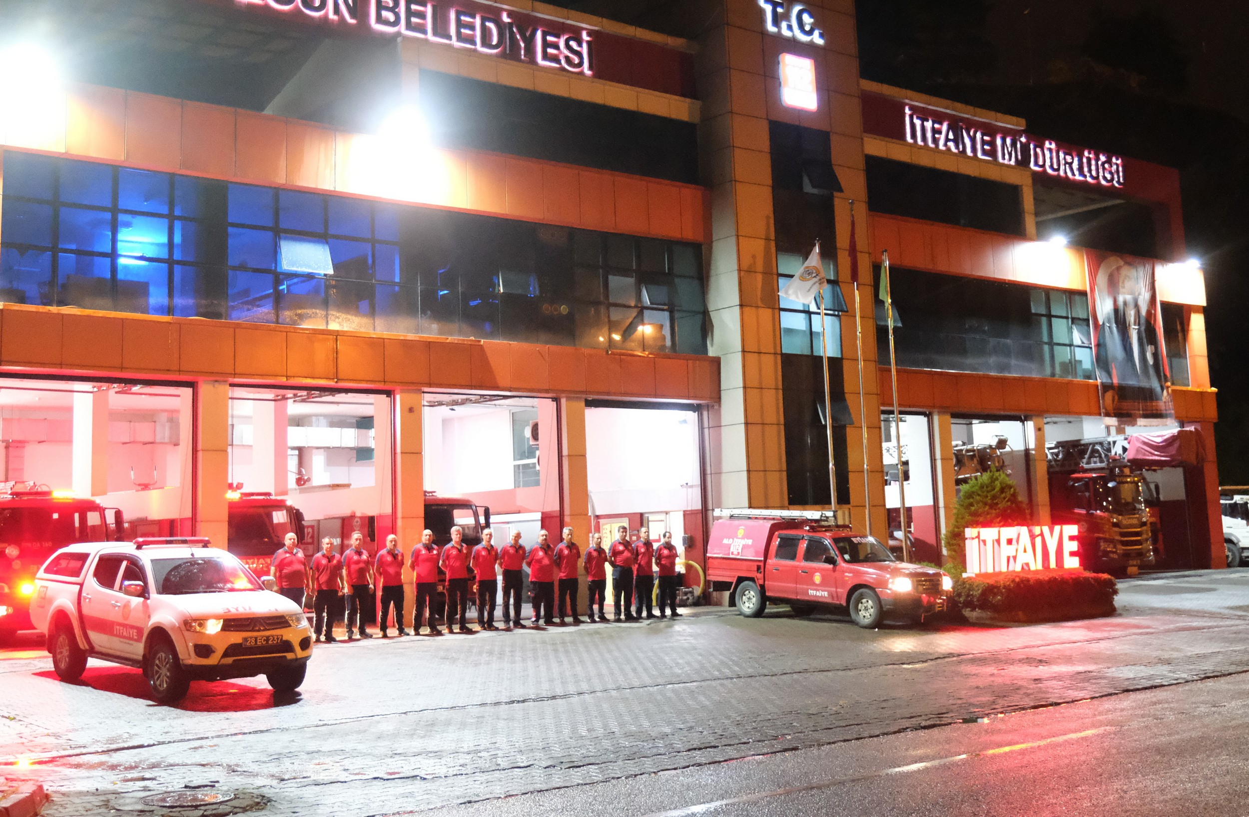 Giresun İtfaiyesi Zor Zamanda Vatandaşların Yanında Oldu