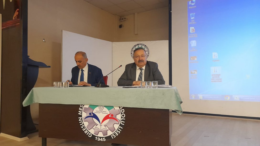 Merkez İlçe Müdürler Kurulu, Müdür Tosunoğlu Başkanlığında Toplandı