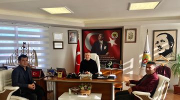 Başkan Şahin’den Başkan Emür’e Teşekkür Ziyareti