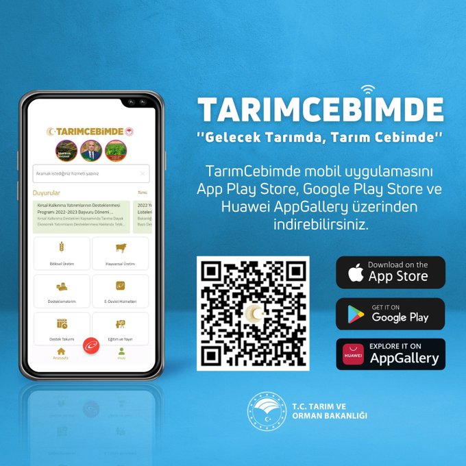 “Tarımcebimde” Uygulaması Kullanıma Sunuldu