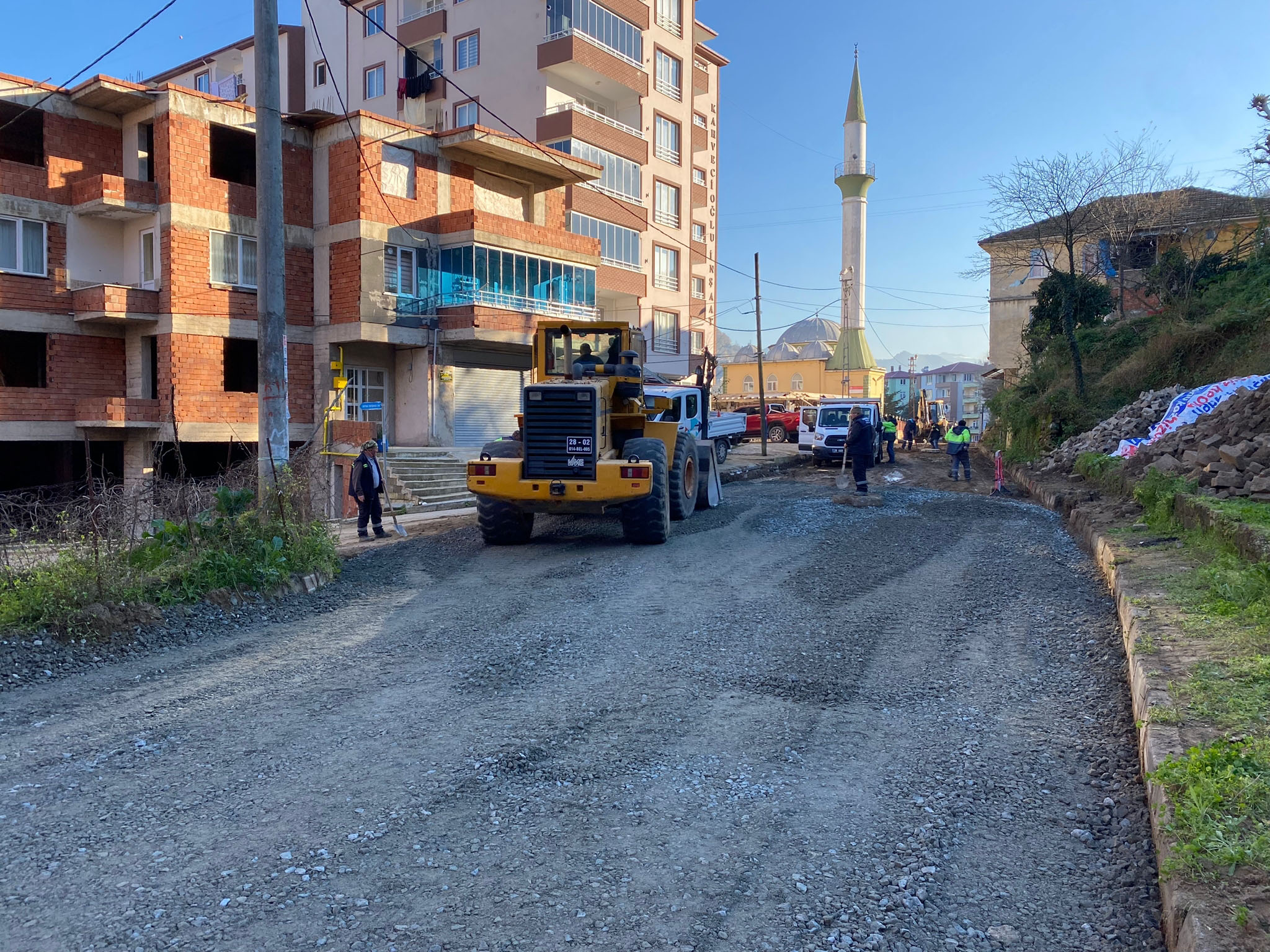 Bulancak Ucarlı Caddesi Yenileniyor