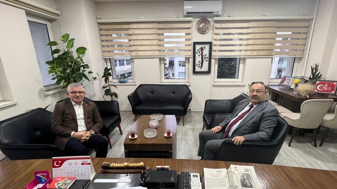 Milletvekili Kadir Aydın Müdür Ertuğrul Tosunoğlu’nu Ziyaret Etti