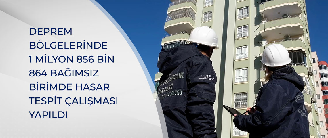 Deprem Bölgesinde Acil Yıkılması Gereken 50 Bin 576 Bina Tespit Edildi